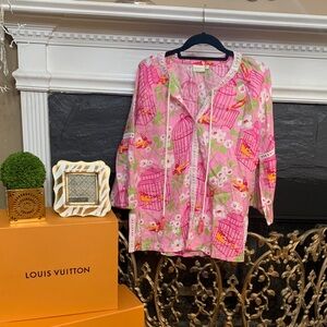 🌴🌴🌴Spartina 449 Pink Floral Cardigan